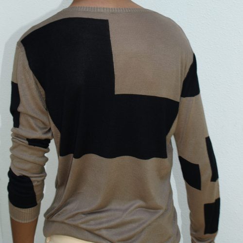 Jmamoni Menswear - Unique Longsleeve silk knitwear Top